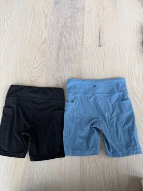 Athleta Girl bike shorts with pockets